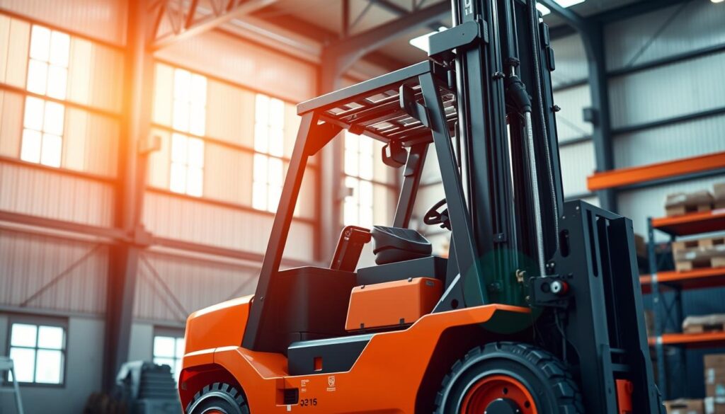 Frontstapler im industriellen Einsatz