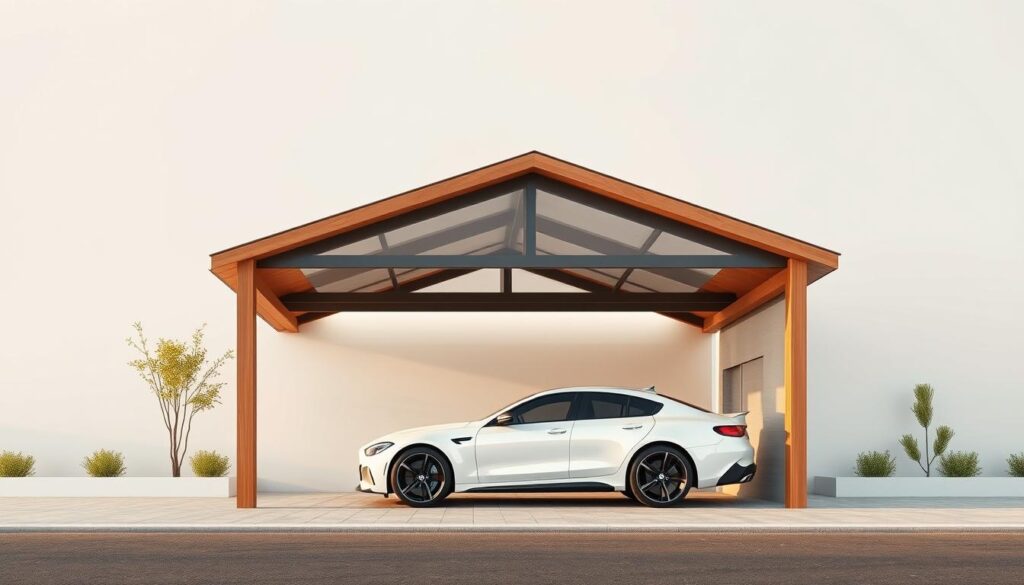 Moderner Carport als stilvolle Alternative zur Garage