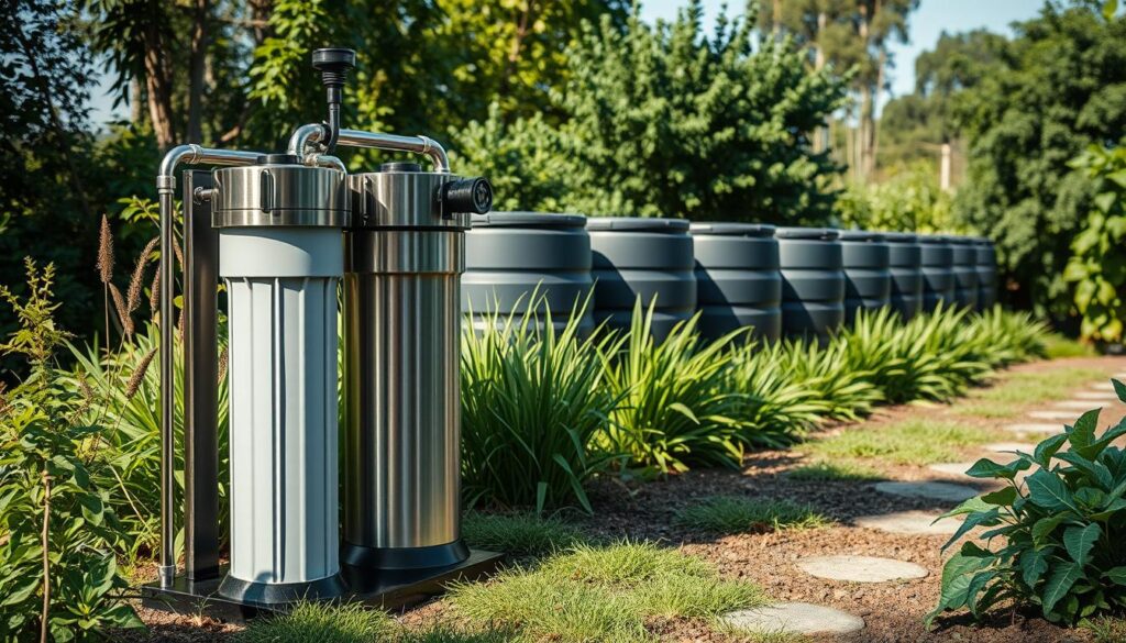 moderne Wasserreinigung Regenwasser