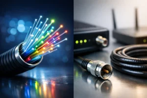 Glasfaser oder Kabel-Internet - was lohnt sich?
