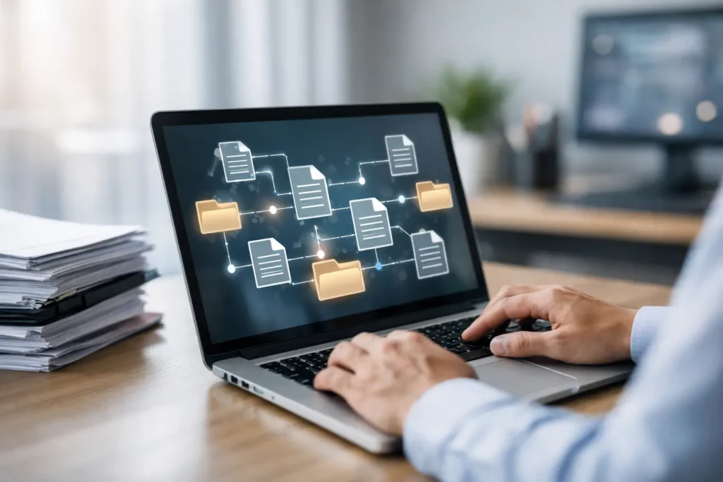 Wie funktioniert digitales Dokumentenmanagement?