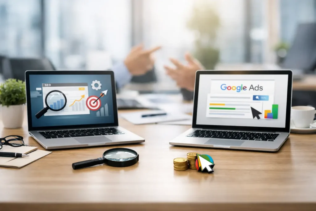 SEO oder Google Ads - was bringt mehr Kunden?